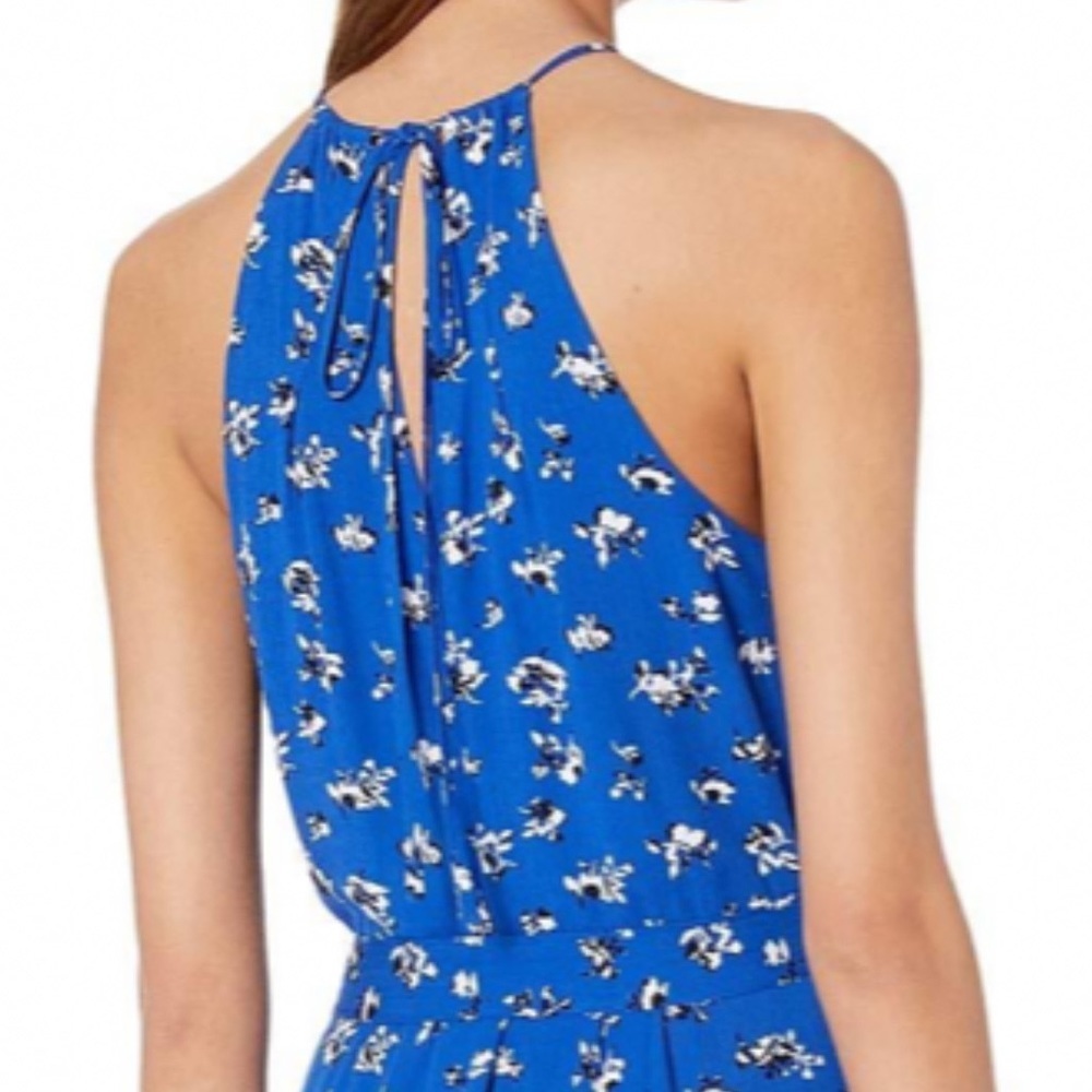 NWT 1. State Wrap Front Jumpsuit Blue SZ 14 - Picture 4 of 4
